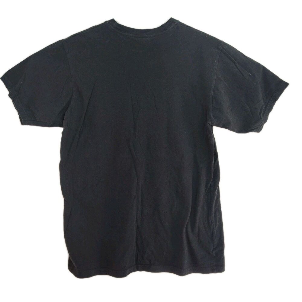ACDC Back in Black t-shirt, men's medium, shiny print, black, C logo - Picture 5 of 8